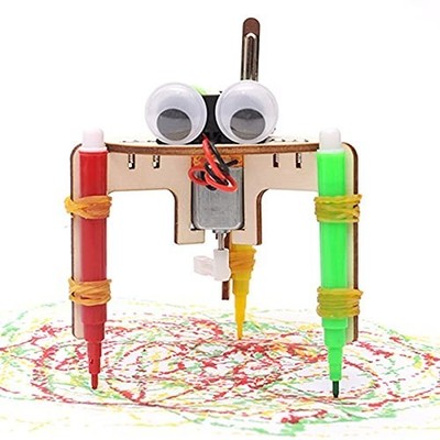 DIY Doodling Robot Kit | STEM Engineering Toy, Creative Science