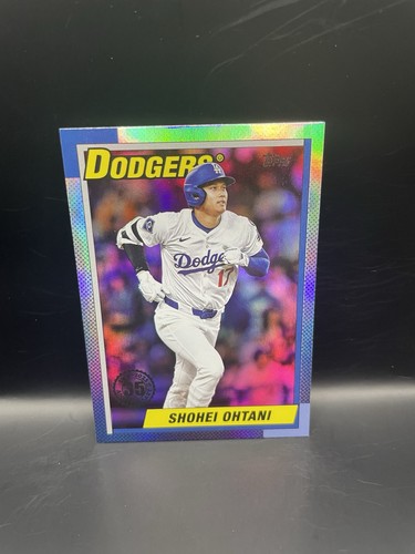 2025 Topps Update Series - 1990 Topps Baseball Shohei Ohtani #U90-33 Pink Foil