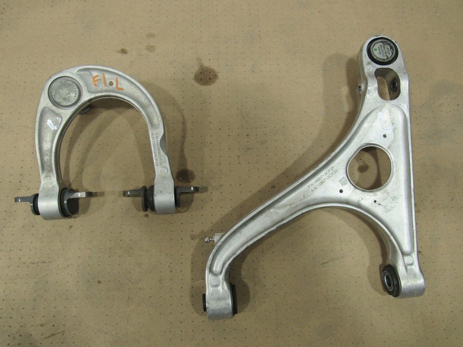 17-23 Mclaren 720S 2018 Front Left Driver Upper Lower Suspension Control Arm !#4
