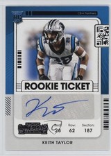 2021 Panini Contenders Rookie Ticket Keith Taylor #273 Auto 03xg