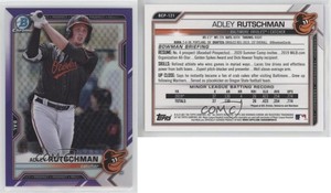 2021 Bowman Chrome Prospects Purple Refractor /250 Adley Rutschman #BCP-121