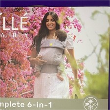 L LL baby Complete 6-in-1 All Seasons Baby Carrier Gray Mesh Panel Adjustable