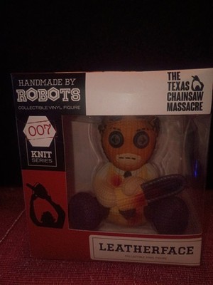 Leatherface Handmade By Robots Horror Figure 007 Some Damage On Box See Pics