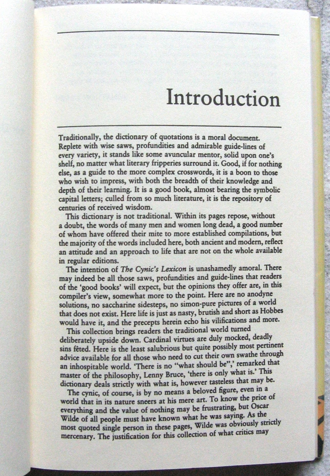 The Cynic's Lexicon by Jonathon Green Porcelain Throne Smorgasbord - Image 4 of 4