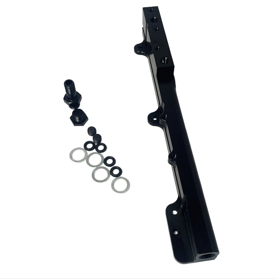 AEM High Volume Fuel Rail Honda 99-00 Civic Si & Del Sol 1.6L VTEC DOHC 25-103BK Foto 4 de 4