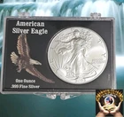 2025 $1 American Silver Eagle, Black Core Snaplock Brilliant Uncirculated Fas🚢