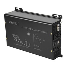 Pure Sine Wave Inverter 48V to 120V Power Converter 2500W Home Solar Car Motor