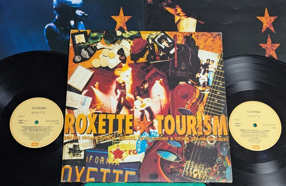 Roxette - Tourism BRAZIL 2 LPs 1992 1st press Gatefold With 2 inserts - Image 3 of 4