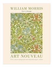 William Morris Art Nouveau Floral Poster Wall Art Premium Quality