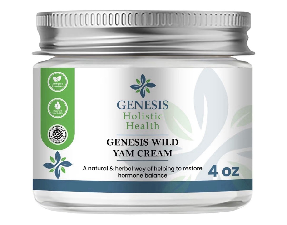 Genesis Wild Yam Cream - for Hormone balance - 4 oz - EXP: 0