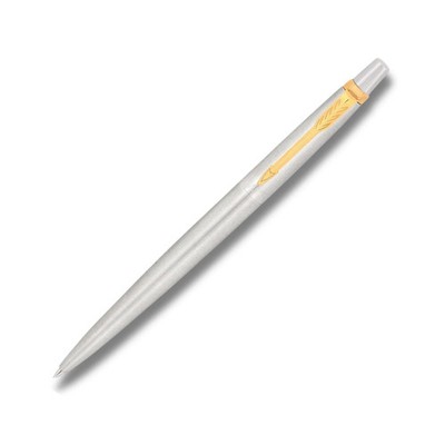 Parker Jotter London Stainless Steel Ballpoint Pen with Gold Trim - Pack of 3