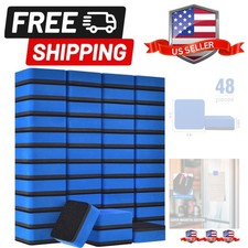 Mini Dry Erase Eraser, 48 Pack Magnetic Whiteboard Dry Erase Erasers- Ideal f...