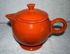 Fiestaware Vintage Radioactive Red Teapot Fiesta HLC