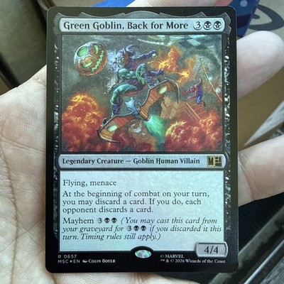 Green Goblin, Back for More Commander: Marvel Super Heroes Foil