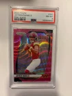 Panini 2024 Prizm Jayden Daniels Commanders Pink Wave RC #347 PSA 8