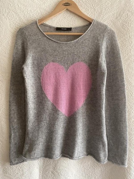 Women Hallhuber Sweater Grey Cashmere 38