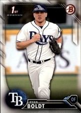 2016 Bowman Draft #BD-118 Ryan Boldt Tampa Bay Rays