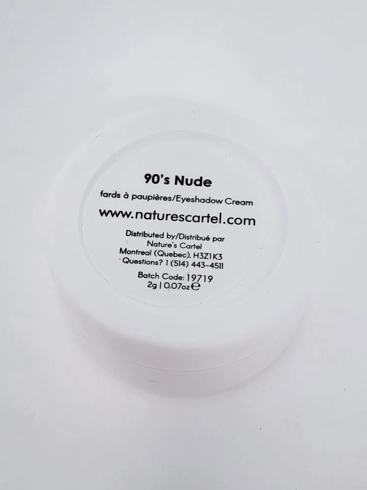 Nature's Cartel Cream Eyeshadow Trio 90’s Nude Champagne Scandal Tan Line Tahiti - Image 3 of 4