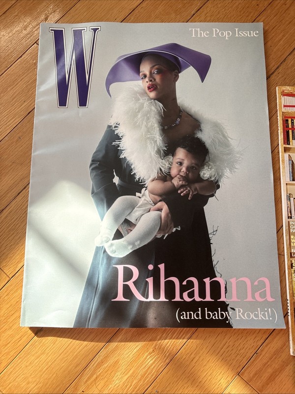 RIHANNA AND BABY ROCKI - W Magazine - Volume Three 2026 Volume 3 - The Pop Issue