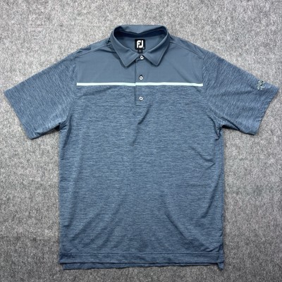 FootJoy FJ Golf Polo Mens Large Blue Sleepy Hollow Golf Club WV L