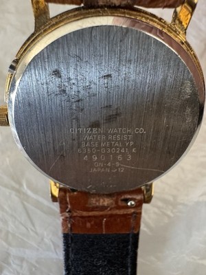Citizen Elegance 6350-G30241K Vintage 80s Triple Calendar Moon