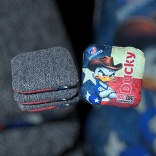 ACO Stamped - DUCKY - Cornhole Bags - SET OF 4 BAGS