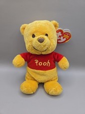 Ty Beanie Babies Disney WINNIE THE POOH Plush 6" CLASSIC NEW with TAG - RETIRED