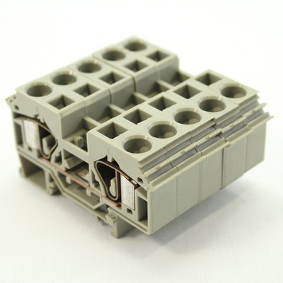 135pk Wago Din Rail Mount Terminal Blocks 2-Position 16mm 24-6AWG Clamp 283-601