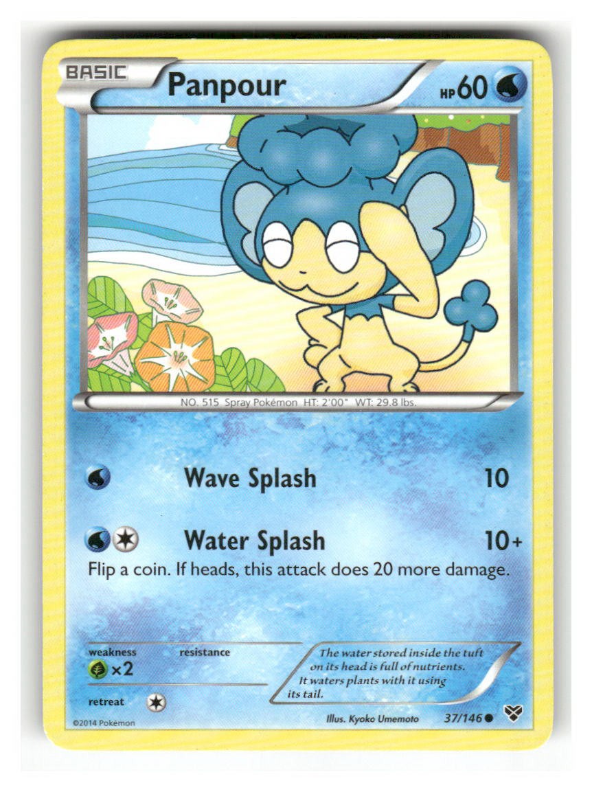 Panpour - 37/146 - MP - XY Base Set