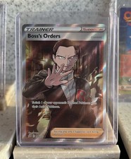 Boss’s Orders Giovanni 189/192 Full Art Rebel Clash Pokemon TCG Card NM