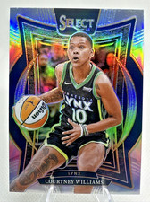 Courtney Williams 2025 Panini Select WNBA - Concourse  #23 Silver Prizm Lynx