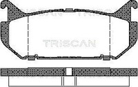 Triscan Bremsbelagsatz Scheibenbremse 8110 50184 FüR Ford Mazda 626 4 Hatchback