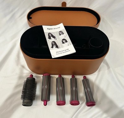 Dyson Airwrap Styler Leather Presentation Storage Case Tan  And Parts C0033