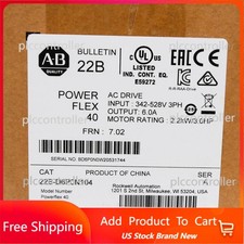 22B-D6P0N104 Allen-Bradley PowerFlex 40 2.2KW/3.0HP AC Drive US Free Tax