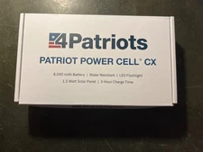 4Patriots Patriot Power Cell CX: Rechargeable External Battery with 3 USB Ports