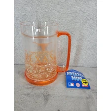 University of Texas Longhorns Officially Licensed Freezer Mug Orange Handle Gel