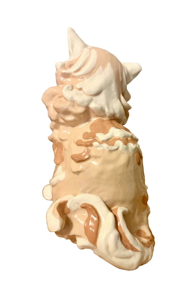 Estatua de gato de cerámica vintage de Kay Finch "AMBROSIA" de los años 40 10,5" firmada en EE. UU. Foto 4 de 4