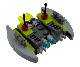 Lego 7049 Alien Conquest Alien Striker 100% Complete w/ Instructions Box