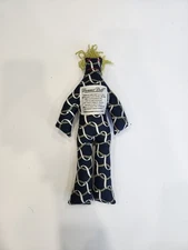Original Dammit Doll Plush Stress Reliever 13 Inches Blue And White