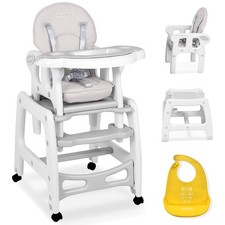 5908220470137 Krzeseko do karmienia 5w1 Sinco szare Ricokids