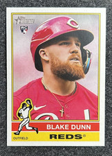 2025 Topps Heritage #51 Base RC Rookie Blake Dunn Cincinnati Reds