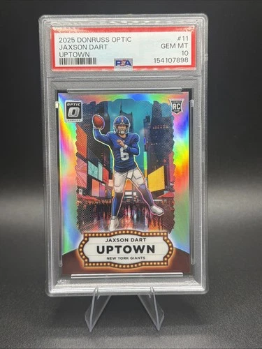 2025 Donruss Optic Jaxson Dart Base (PSA 10)