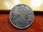Walking Liberty Design One Half 1/2 Oz .999 Silver Bullion Round A - No Reserve