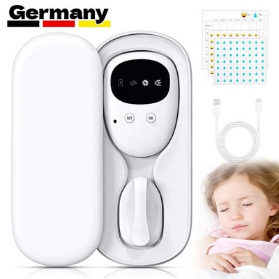 BLAU Bettnässer  Kabelloser Töpfchen-Alarm Pee-Alarm Urinalarm USB Bettnässensor