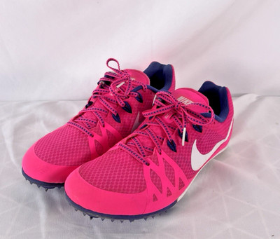 Nike Rival M Shoes Womens Size 9.5 Pink Running Track Spikes Racing 806559-615