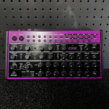 Behringer EDGE Desktop Analog Synthesizer w/ Sequencer, MIDI I/O, USB, Purple