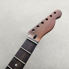 22 Fret Mahogany Guitar Neck Rosewood Fretboard 9.5" Nitro Satin for Fender Tele