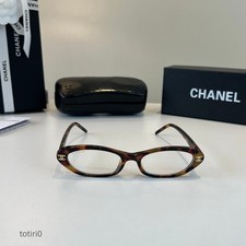 CHANEL 0621 Vintage Style Cat Eye Oval Tortoiseshell Sunglasses 52-17-140