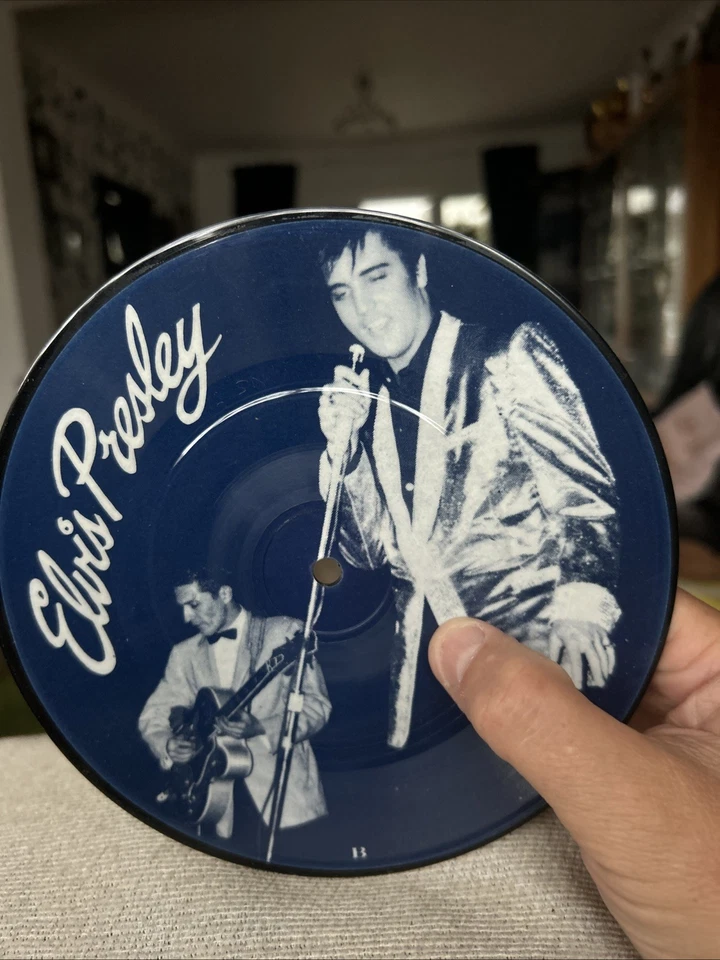 Deke Rivers - Elvis Presley Medley - UK 1981 Ace NSP 71 Picture Disc Vinyl 7" Foto 3 de 4