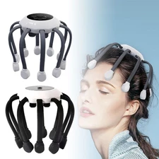 Electric Scalp Head Massager Octopus Claw Vibration Massage Stress Relief OY